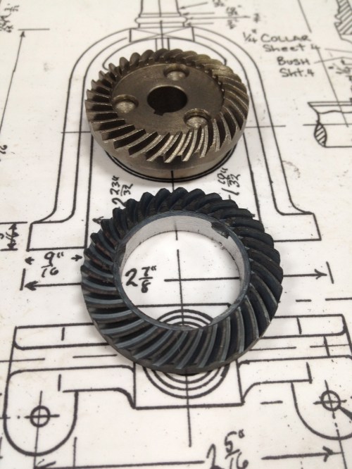 Beam Engine Governor Gears