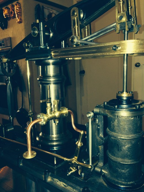 Beam Engine steam pipes made and installed
