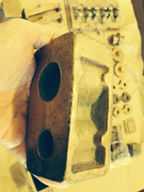 A large chunk of brass