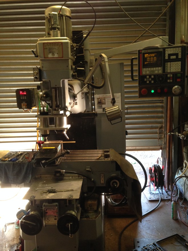 This is the setup during the first engraving job.