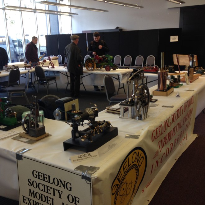 Inside, there were 2 large rooms,  with models, tools, books, kindred spirits who were delighted to have a chat.