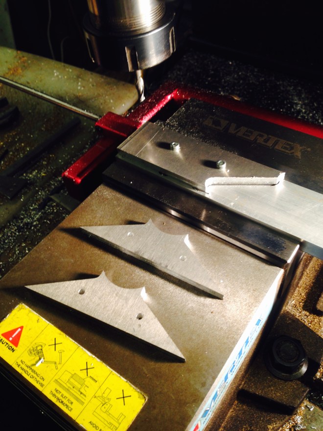 Milling the components.