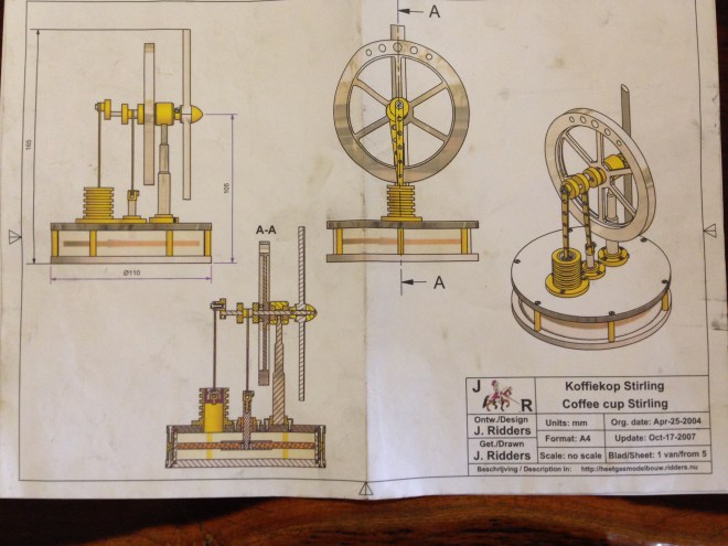 Page one of five of Jan Ridders excellent plans.